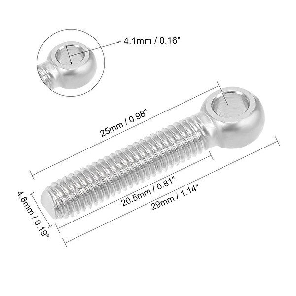 Sourcingmap® M8 x 110 mm in acciaio INOX 304 Machine