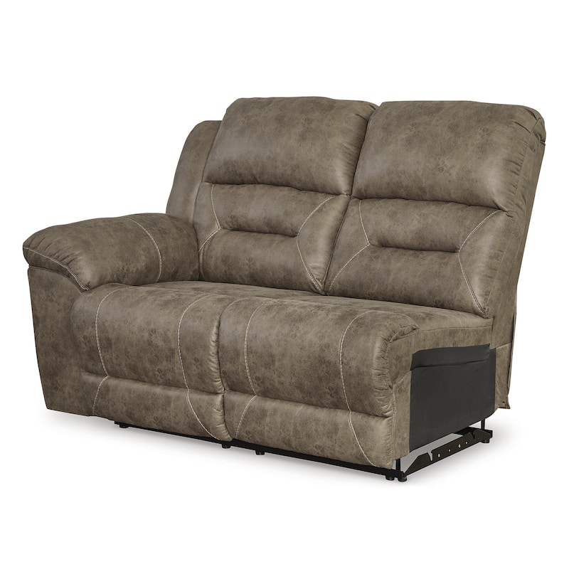 Signature Design by Ashley Ravenel Brown 3-Piece Power Reclining Sectional - 106" W x 93" D x 43" H