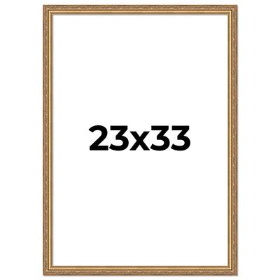 23x33 Frame Red Solid Wood Picture Frame Width 1.75 Inches | Interior Frame Depth 1 13/16 Inches