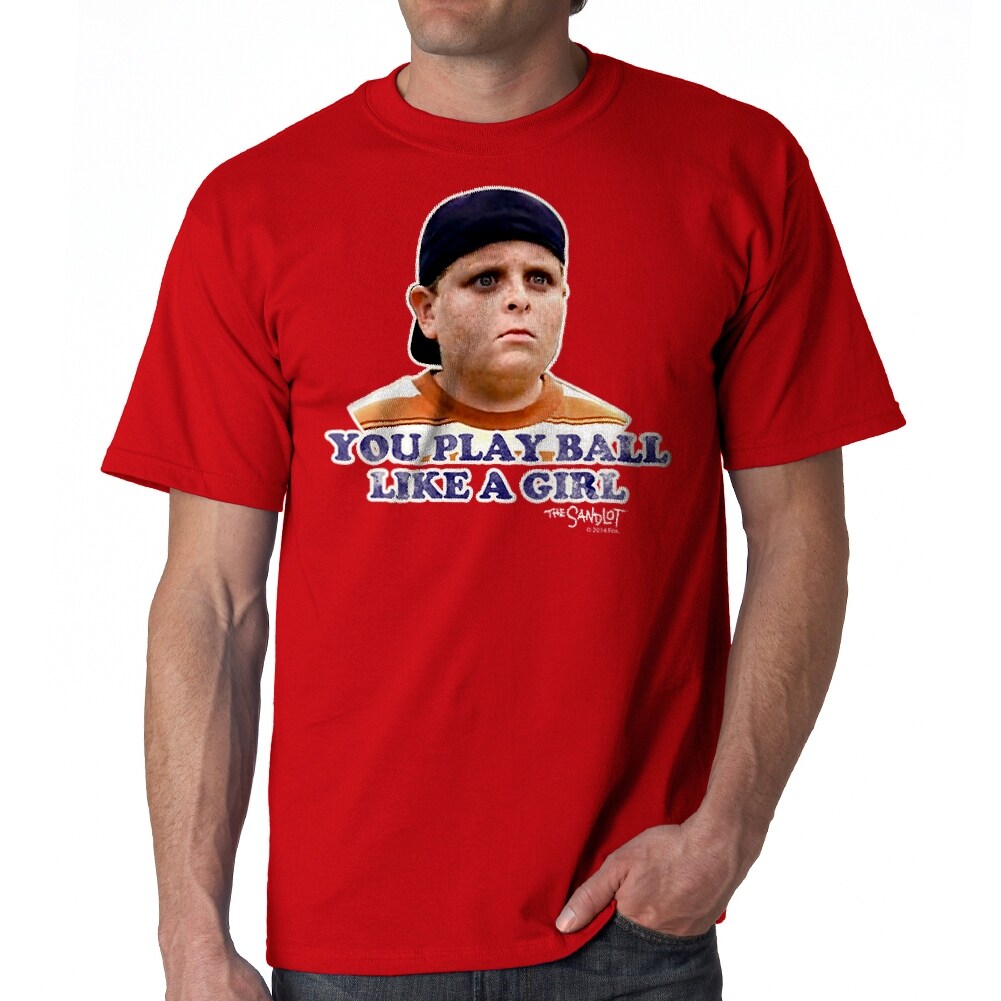 You play ball like a girl t shirt clearance