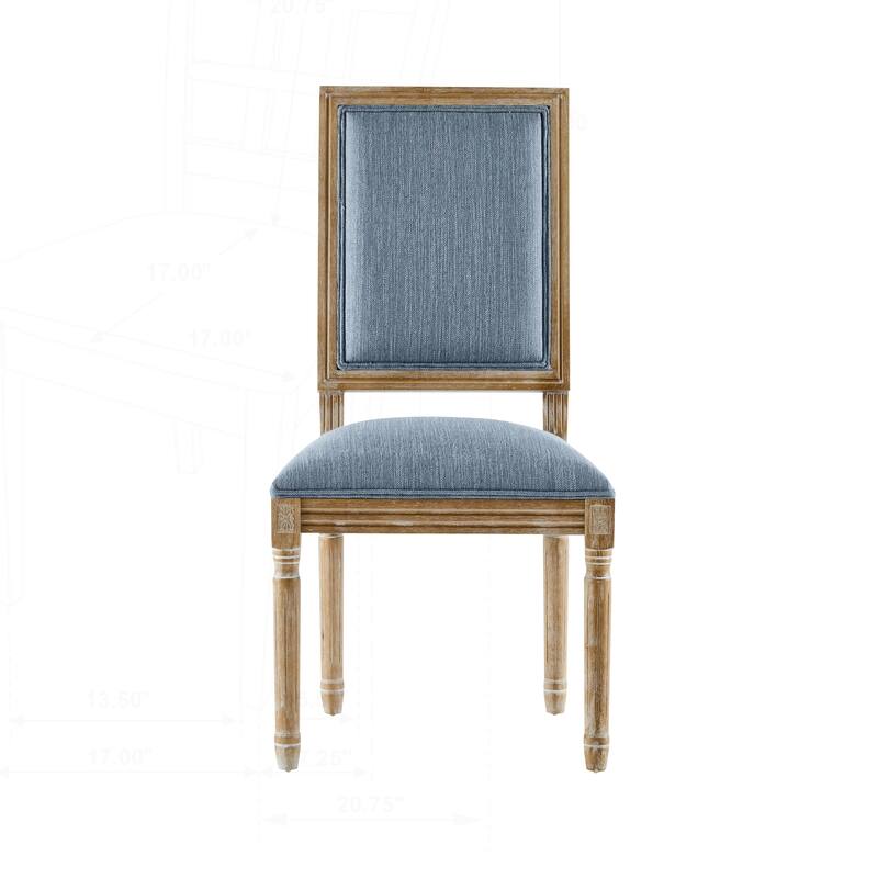 Exquisite French Country Dining Chairs with Stylish Details and Solid Construction