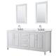 Option White / White Quartz Top / Polished Chrome