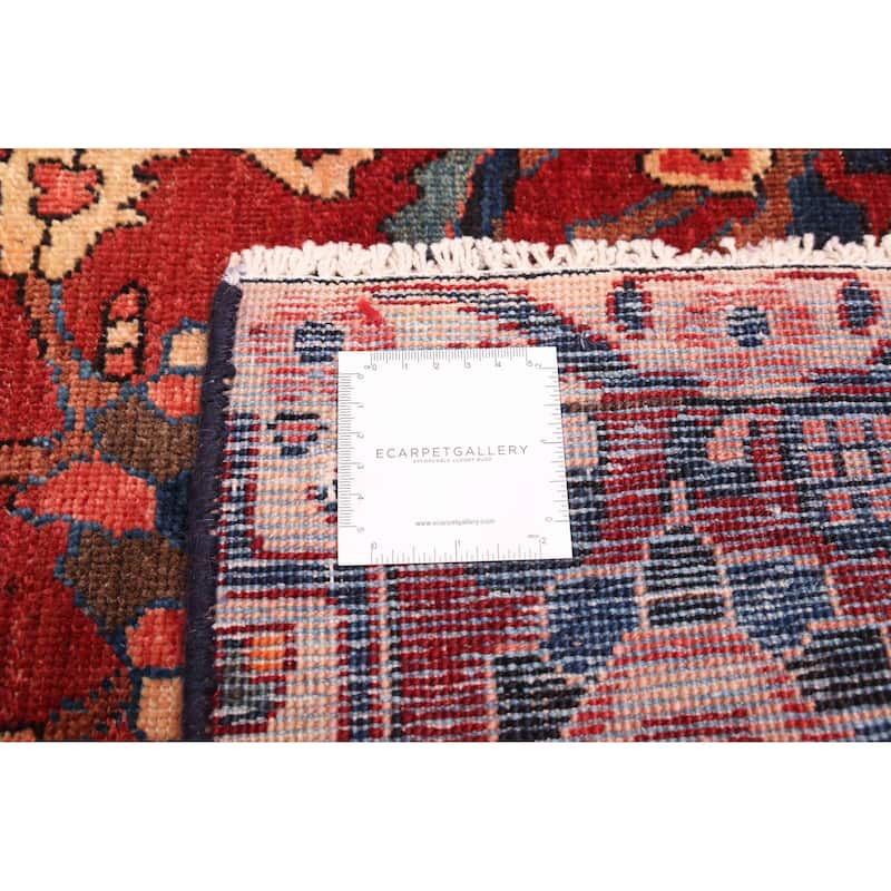 ECARPETGALLERY Hand-knotted Kayseri Vintage Red Wool Rug - 6'8 x 10'0