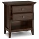 preview thumbnail 23 of 104, WYNDENHALL Halifax SOLID WOOD 24 inch Wide Bedside Nightstand Table