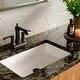 preview thumbnail 13 of 29, Karran Woodburn Two-Hole 2-Handle Bathroom Faucet with Matching Pop-Up Drain