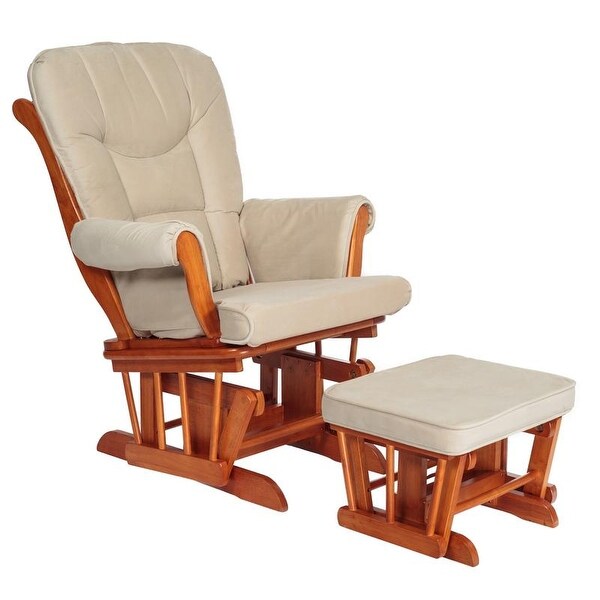afg sleigh glider with ottoman