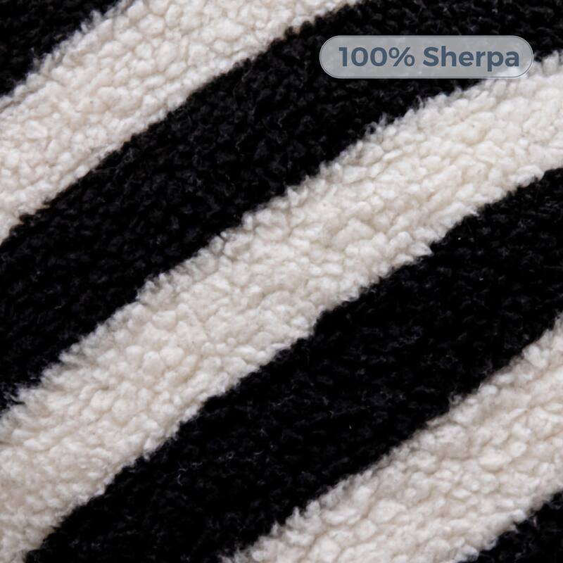 Kids Bean Bag Chair,Sherpa Bean Bag Sofa Couch with Decorative Edges