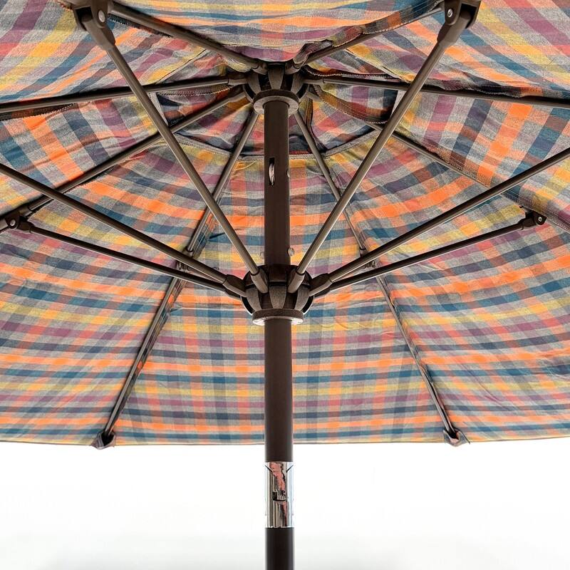 Tropishade 7.5' Market Umbrella with Sunbrella 58044 Connect Twilight