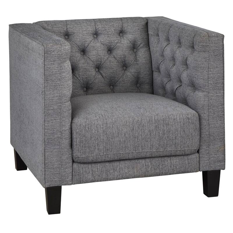 Lifestorey Modern Chesterfield Back Accent Chair