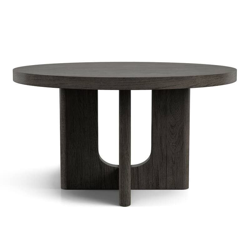 Furniture of America Piez Modern 5-Piece Solid Wood Round Dining Set