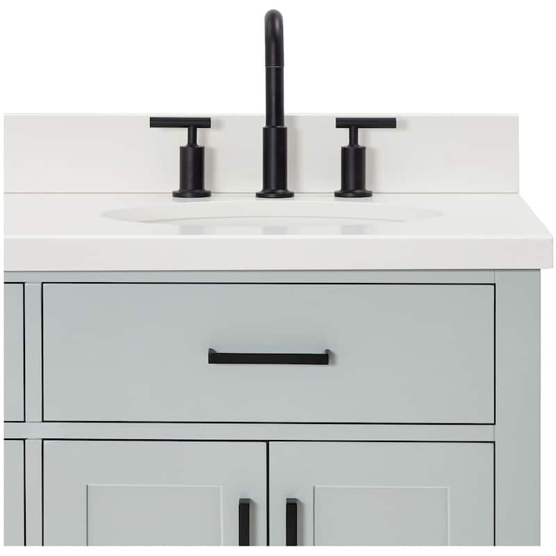Ariel T067DWQOVO Hepburn 67" Free Standing Double Oval Basin Vanity