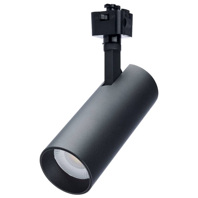 20W LED Track Head 36 Degree Beam Spread J-Style Track 5 CCT Selectable Matte Black - Matte Black - Matte Black
