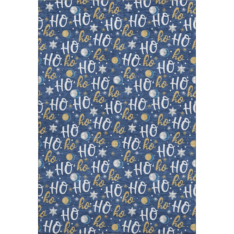 Premium Washable Super Soft Christmas Ho Ho Mayfield Rug