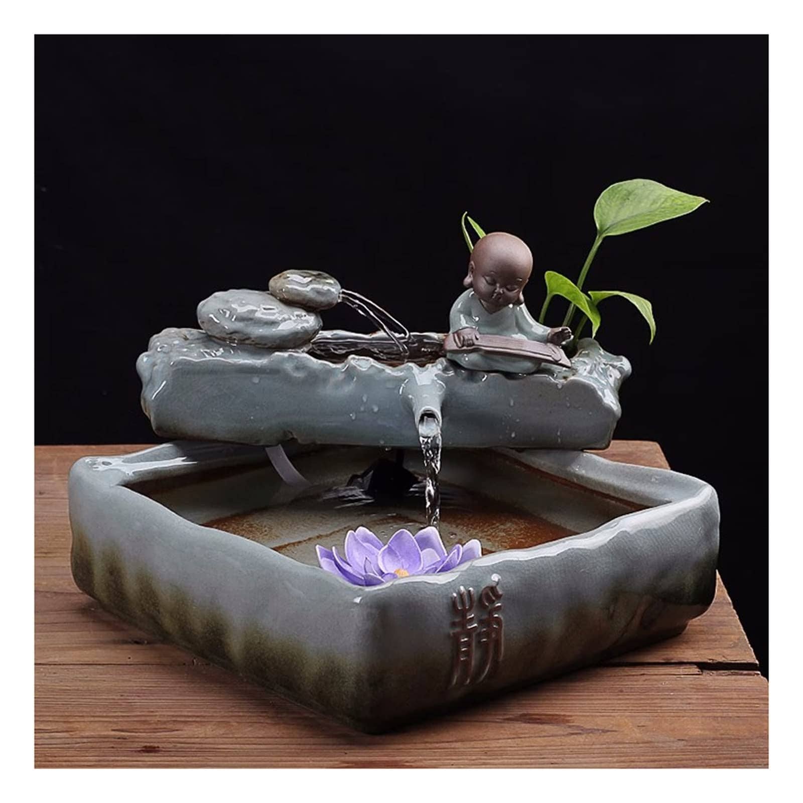 Desktop Fountain Waterfall Chinese Style Indoor Fountain Zen
