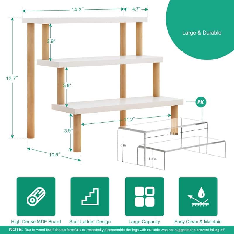 Small Plant Stand Indoor Ladder Shelf Desk