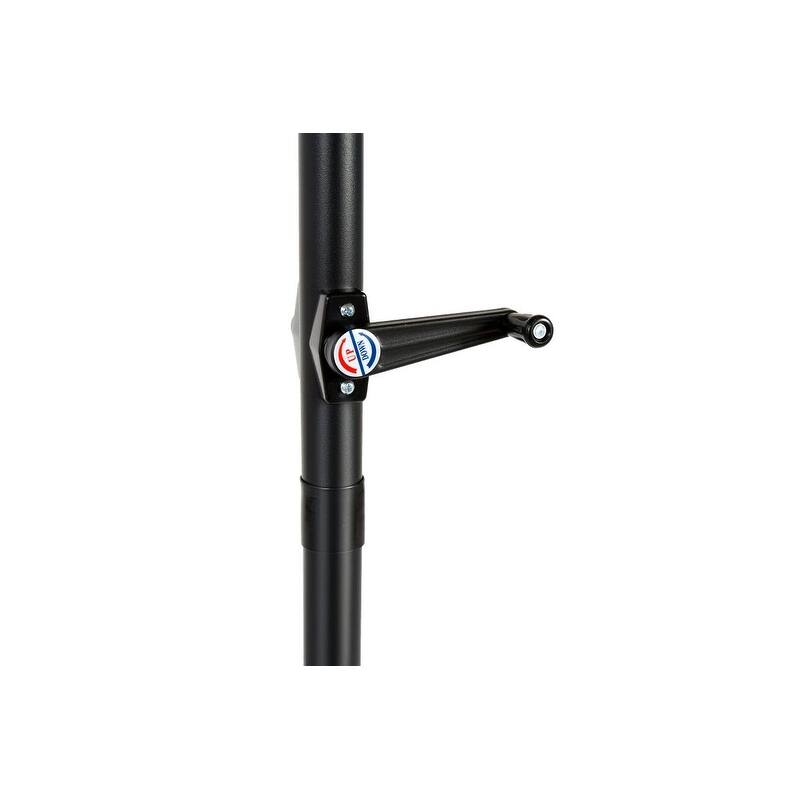 Push-Button Tilt 9FT Patio Umbrella - Easy Crank Lift, 6 Sturdy Ribs (Base Not Included)