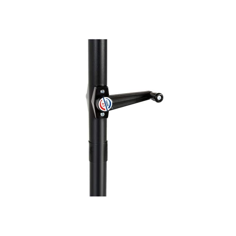 Push-Button Tilt 9FT Patio Umbrella - Easy Crank Lift, 6 Sturdy Ribs (Base Not Included)