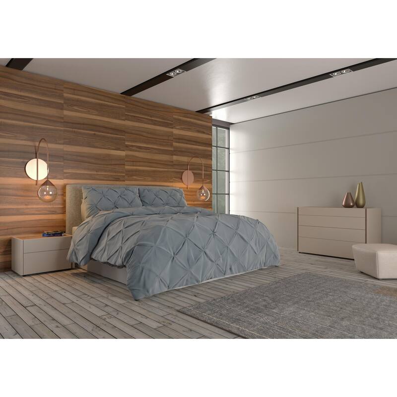 Nestl Pinch Pleat Down Alternative Ultra Soft Comforter Set