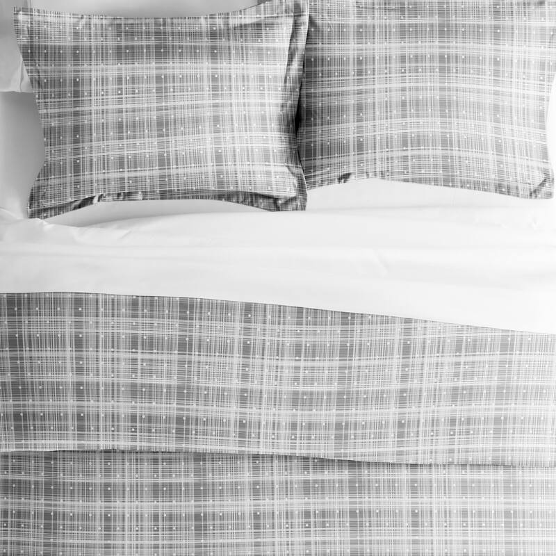 Becky Cameron Polka Dot 3-piece Patterned Duvet Cover Set