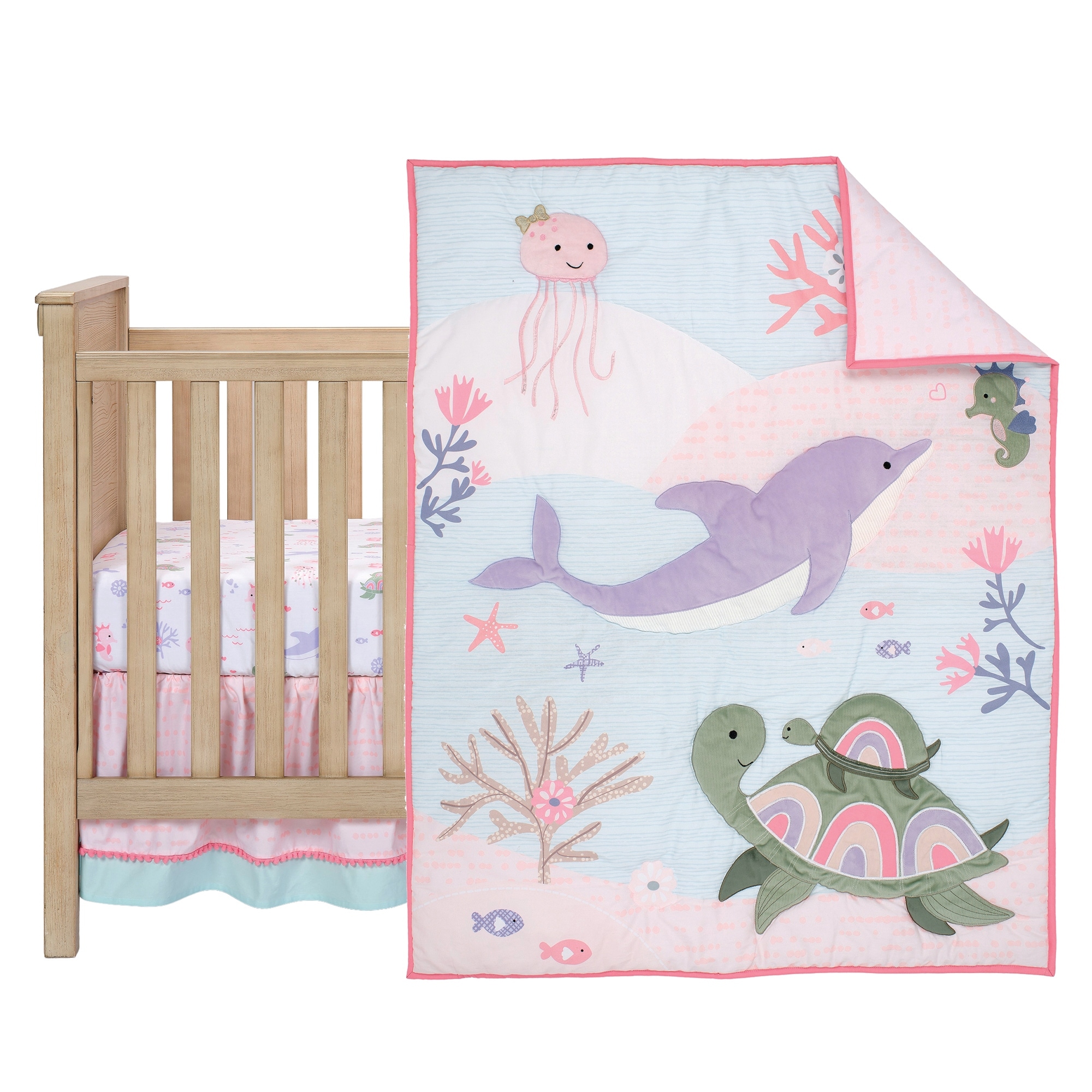 Sea turtle hotsell crib bedding