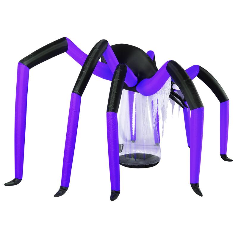 Inflatable Spider Adult Black