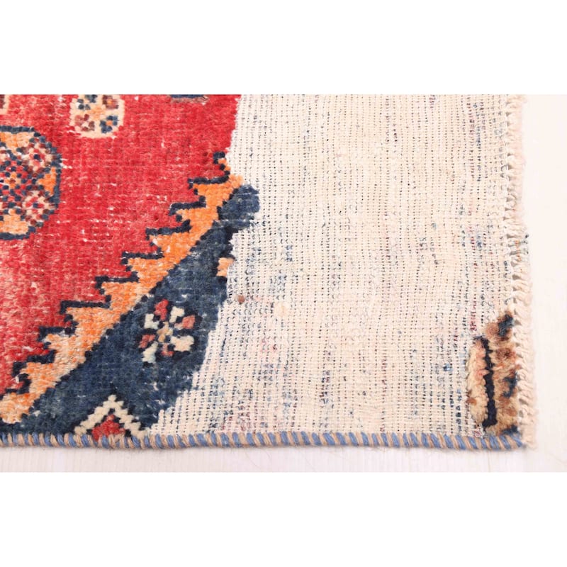 ECARPETGALLERY Hand-knotted Antalya Vintage Red Wool Rug - 3'10 x 5'11