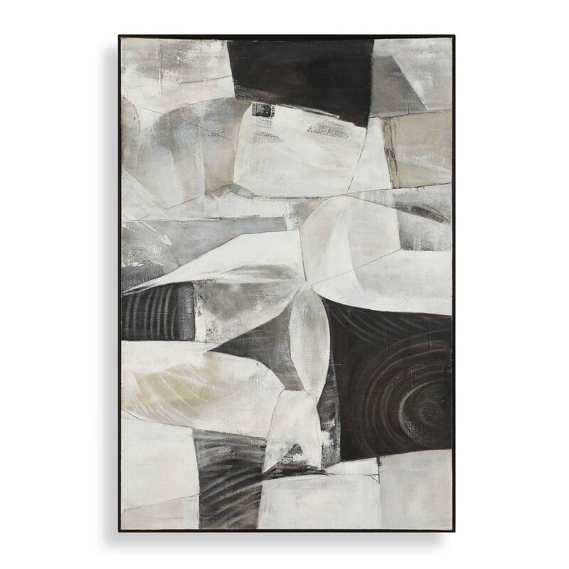 Uttermost Folding Time Framed Abstract Art