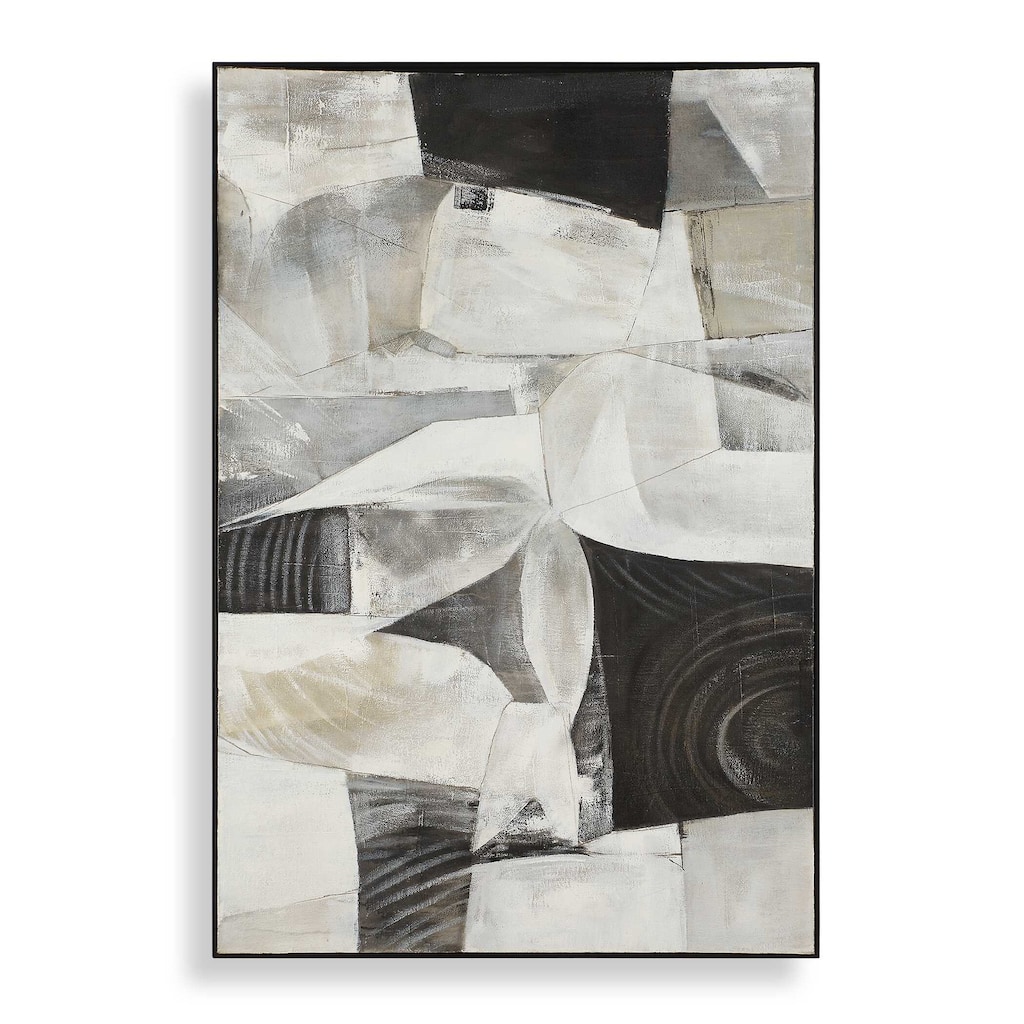 Uttermost Folding Time Framed Abstract Art