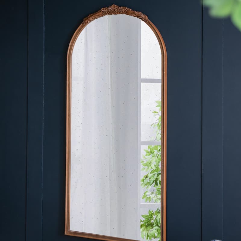 Mid-Century Style Living Room Oval Mirror