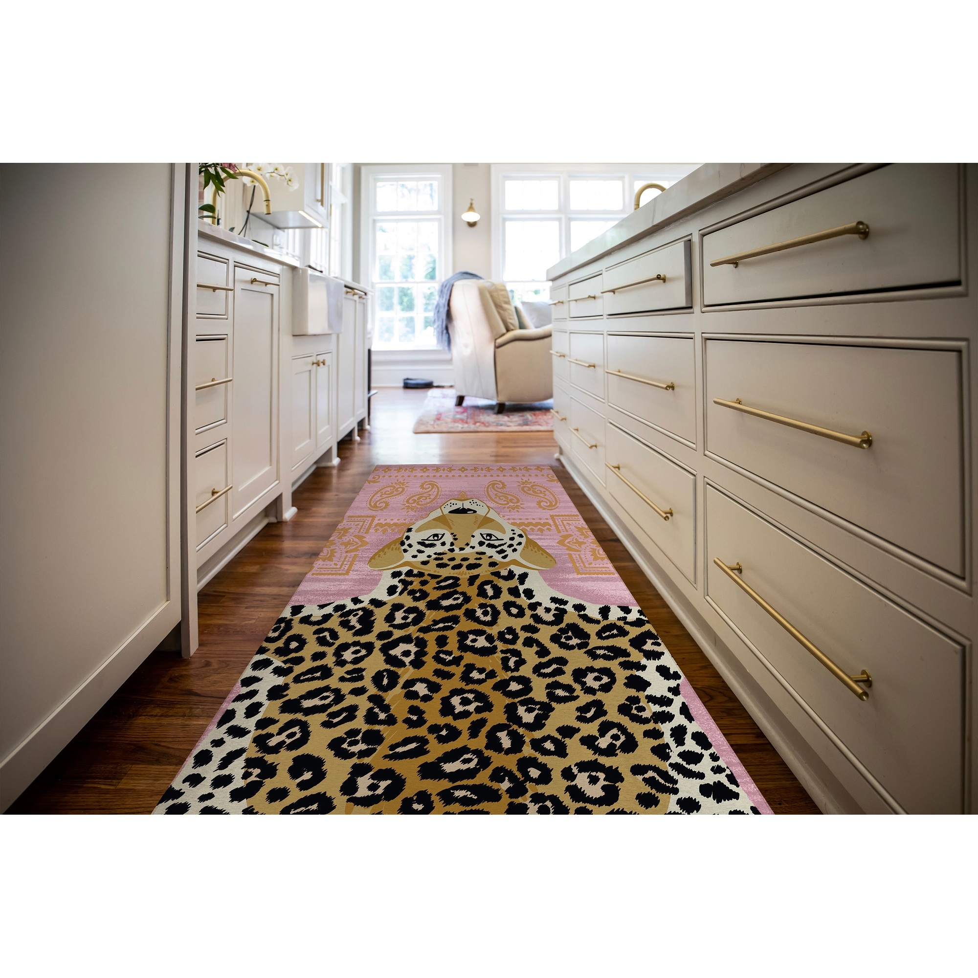 https://ak1.ostkcdn.com/images/products/is/images/direct/ae9e10b9dfa48c110fcf4dfe9ef0236296932434/LEOPARD-RUG-PINK-Kitchen-Mat-By-Kavka-Designs.jpg
