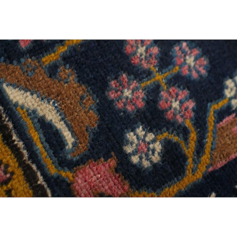 Hand Knotted Oriental 100% Wool Carpet Traditional Geometric Red Sarouk Area Rug - 14' 6'' X 11' 0''