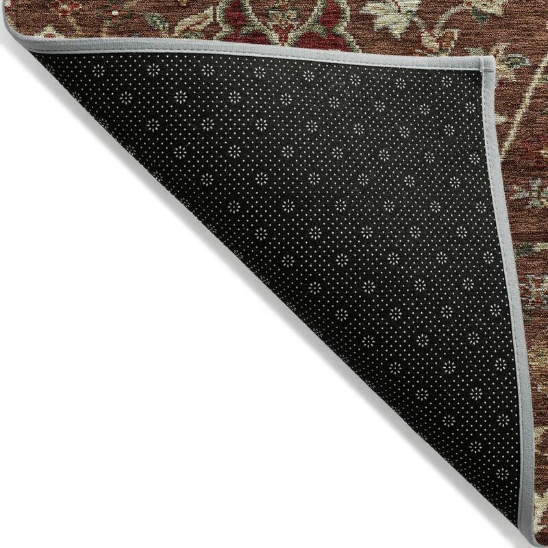 HomeRoots Floral Transitional Rectangle Outdoor Rug