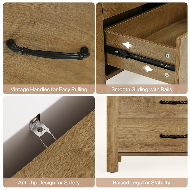 70.9" Tall Bookcase Bookshelf with 3 Drawers and 3-tier Open Shelf - 13.78" D x 31.5" W x 70.9" H