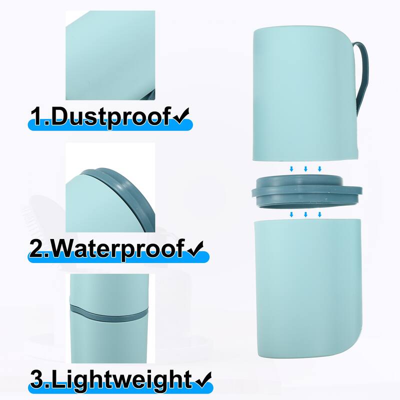 Toothbrush Case, Traveling Toothbrush Holders Case, PP, 21x7x8cm