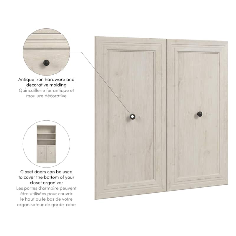 Pur 2 Door Set for Versatile 36W Closet Organizer by Bestar