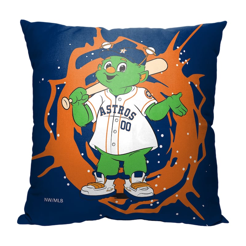 MLB Mascots Houston Astros Printed Throw Pillow On Sale Bed Bath