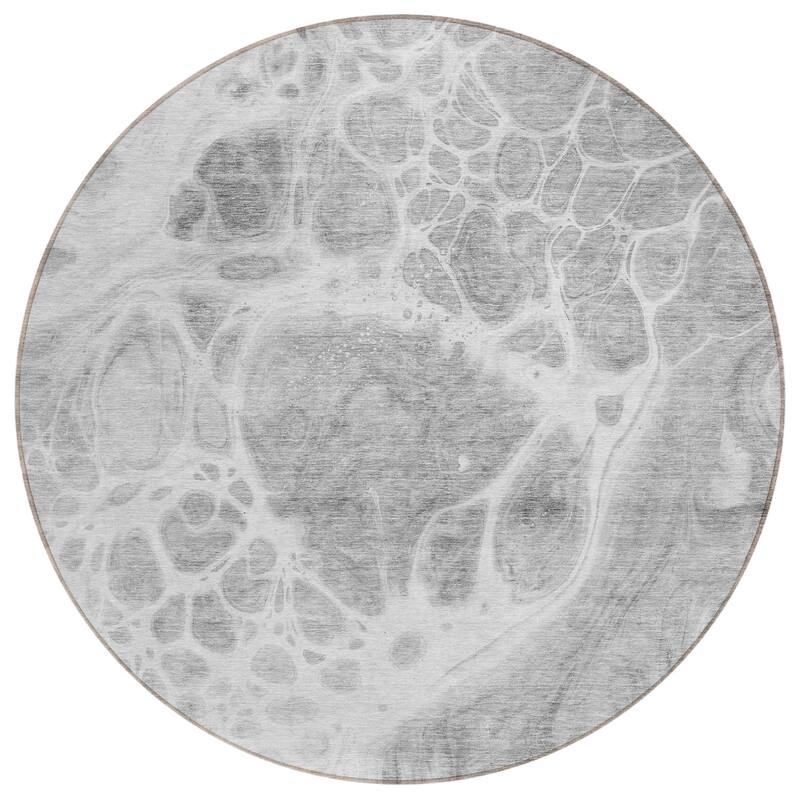 Machine Washable Indoor/ Outdoor Chantille Abstract Contemporary Rug