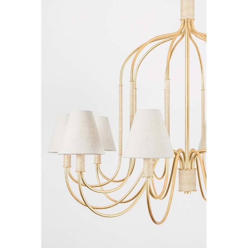 Hudson Valley Lighting 5744 Warrensburg 10 Light 44" Wide Chandelier