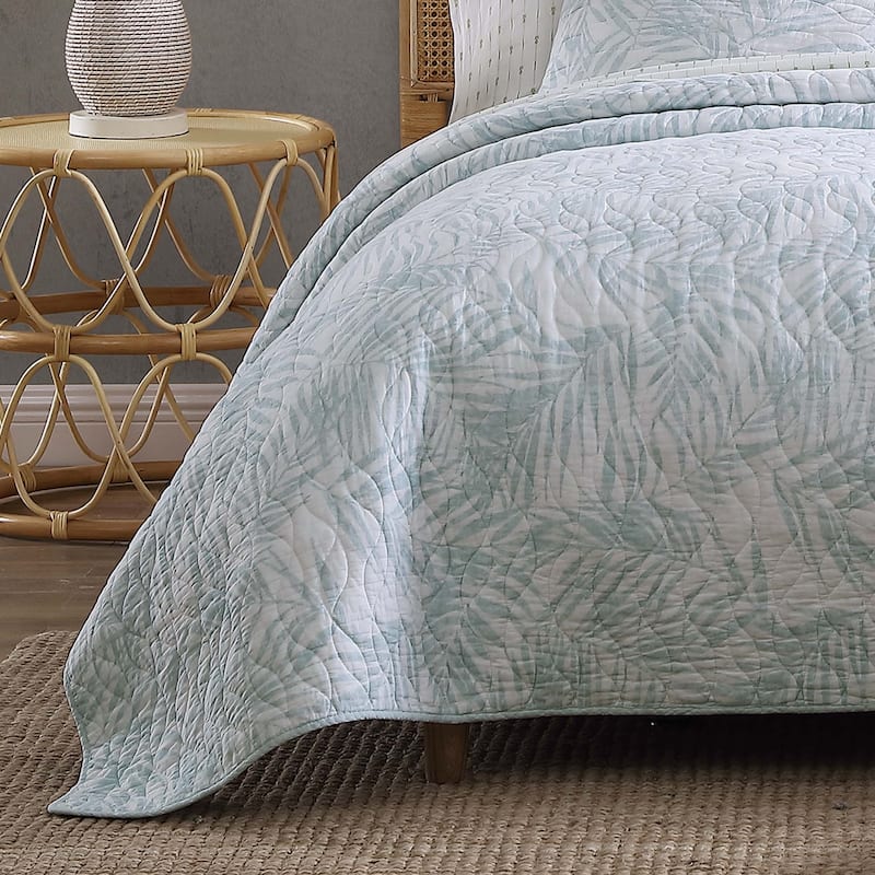 Tommy Bahama Palmday Cotton Reversible Quilt Set