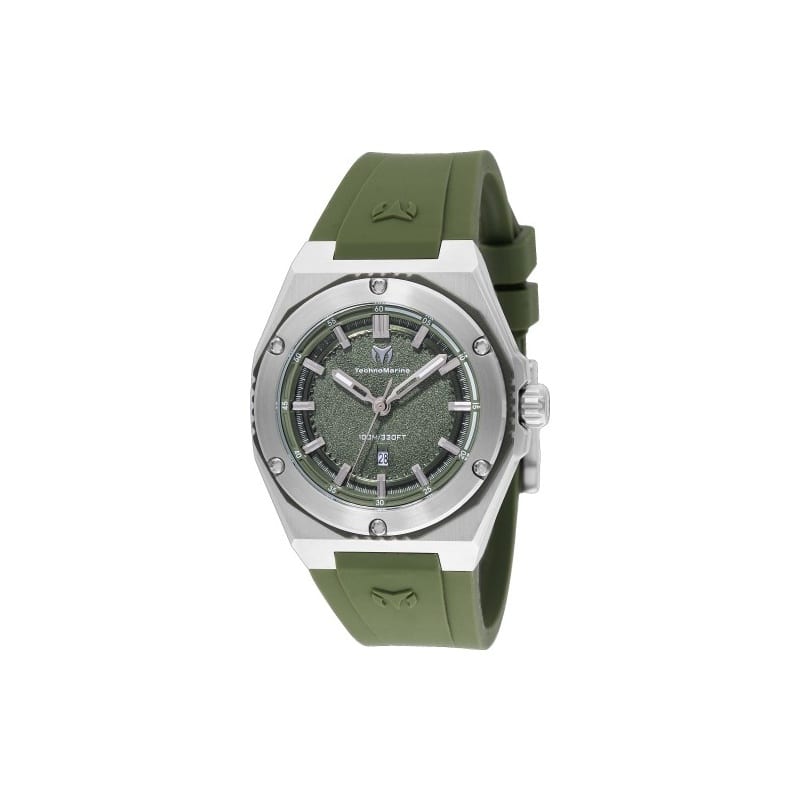 Technomarine Women's TM-416054 CORAL Quartz 3 Hand Olive Green Dial Watch