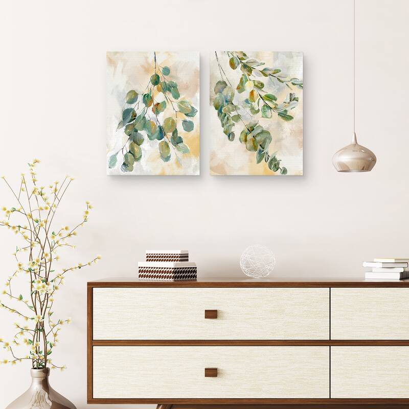Eucalyptus I-II by Studio Arts Canvas Art PrintS