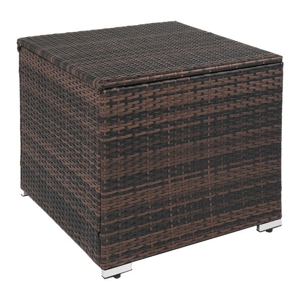 Patio 60 Gallon Wicker Rattan Storage Box On Sale Bed Bath & Beyond