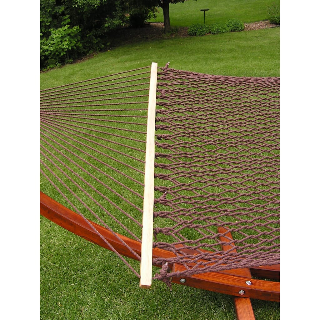 Extra-large 2-person Rope Cotton Hammock