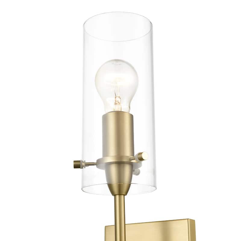 Light Society Montreal Clear Glass Wall Sconce