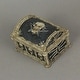 Resin Skull Treasure Chest Trinket Box Skeleton Jewelry Storage Trunk ...