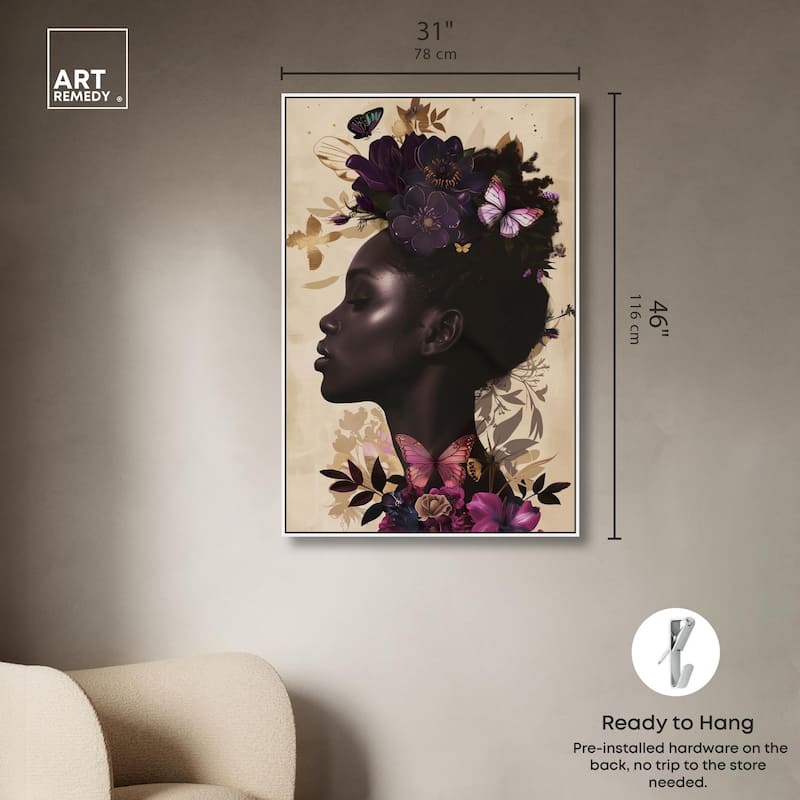 Butterfly Passion Canvas by Art Remedy