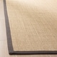 preview thumbnail 26 of 87, SAFAVIEH Natural Fiber Urbana Casual Border Sisal Rug