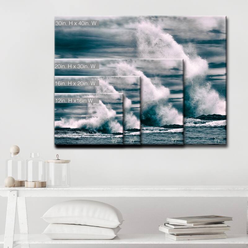 Ready2HangArt 'Capsizing The Sea' Canvas Art Print