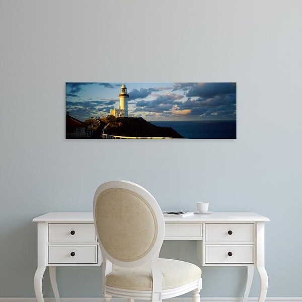 Easy Art Prints Panoramic Images's 'Lighthouse at coast, Broyn Bay Light House, New South Wales, Australia' Canvas Art