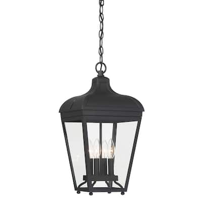 The Great Outdoors 72484 Marquee 4 Light 10" Wide Outdoor Mini Pendant